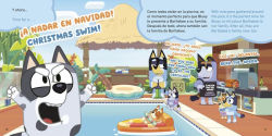 Alternative view 6 of Bluey: Christmas Swim/Nadando en Navidad (Bilingual English-Spanish Edition)