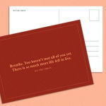 Alternative view 2 of Not Sure Who Needs to Hear This, But . . .: 100 Postcards with Beautiful Reminders for the Soul