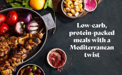 Alternative view 4 of Shred Happens: So Easy, So Good: 100+ Protein-Packed Mediterranean Favorites with a Low-Carb Twist; A Cookbook