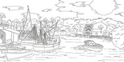 Alternative view 4 of Outer Banks: The Official Coloring Book