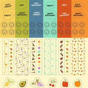 What's Inside a Garden? Stickerology: 500+ Stickers of Blooms, Butterflies, Birds, and More; Stickers for Gardeners, Nature-Lovers, and More; Stickers for Journals, Water Bottles, and Laptops