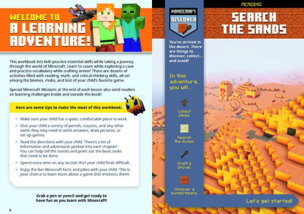 Official Minecraft Workbook: Grade 2