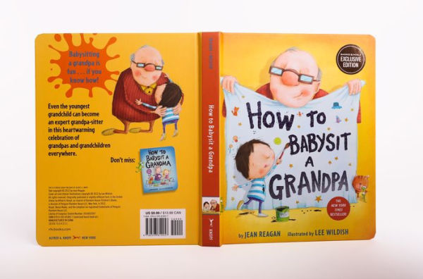How to Babysit a Grandpa Deluxe Board Book (B&N Exclusive Edition)