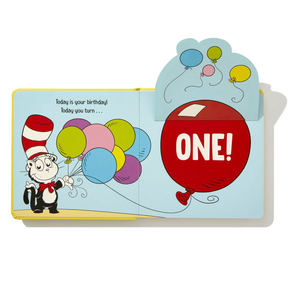 Happy First Birthday! With Dr. Seuss Babies: An Interactive Lift-the-Flap Board Book with a Mirror