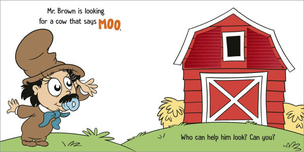 Mr. Brown On the Farm with Dr. Seuss Babies: A Touch and Feel Board Book
