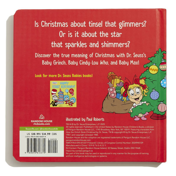 Merry Grinchmas, Baby! with Dr. Seuss Babies: A Shimmery, Shiny Christmas Book