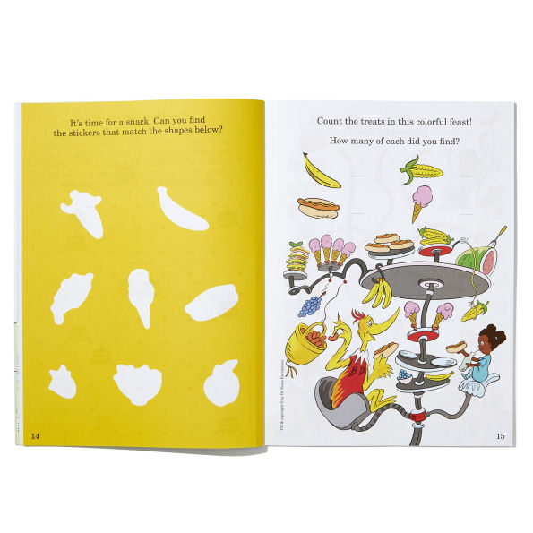 Dr. Seuss: Happy Birthday To You Sticker Activity Book: Includes Puzzles, Cards, and Over 50 Stickers