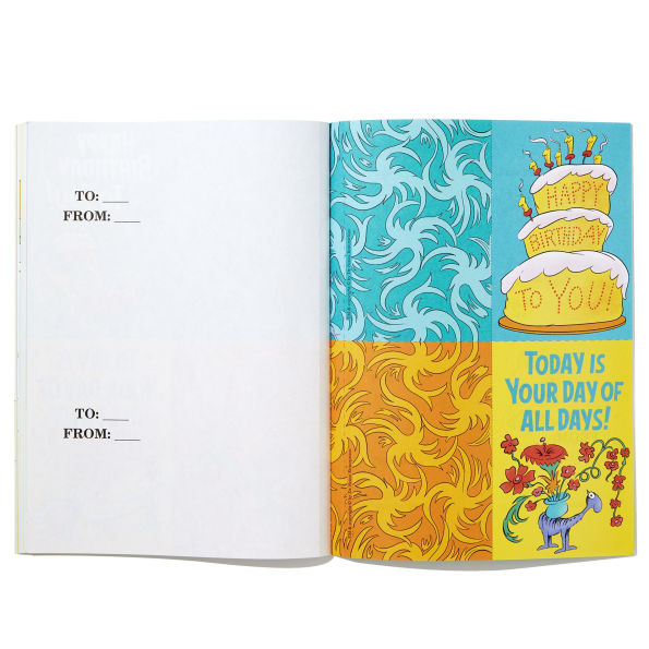 Dr. Seuss: Happy Birthday To You Sticker Activity Book: Includes Puzzles, Cards, and Over 50 Stickers