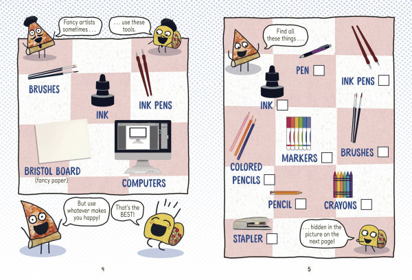 Pizza and Taco: Draw Your Own Comic!: Stickers Inside! [An Activity Book]