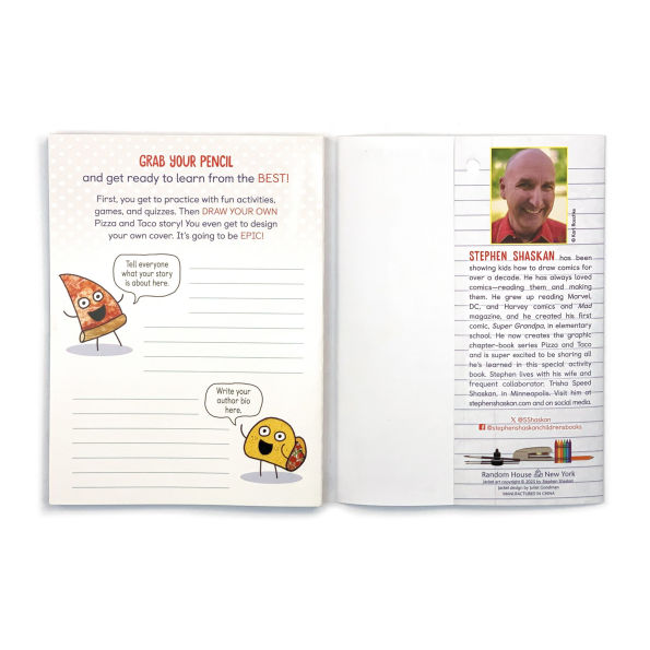 Pizza and Taco: Draw Your Own Comic!: Stickers Inside! [An Activity Book]