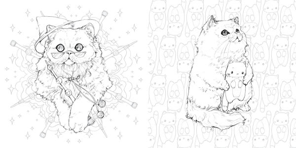 Pop Manga Catitude Coloring Book