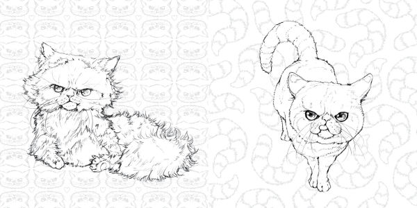 Pop Manga Catitude Coloring Book