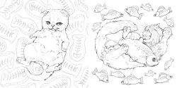 Alternative view 5 of Pop Manga Catitude Coloring Book