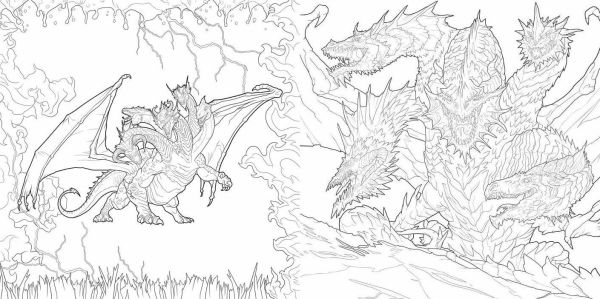 Dragons of the Realms (Dungeons & Dragons): An Official Dungeons & Dragons Coloring Book