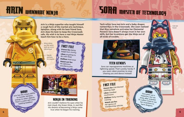 LEGO Ninjago Dragons Rising Character Guide: With Sora Minifigure