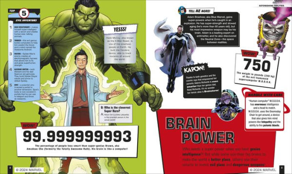 Marvel Incredible Records: Amazing Powers and Astonishing Stats