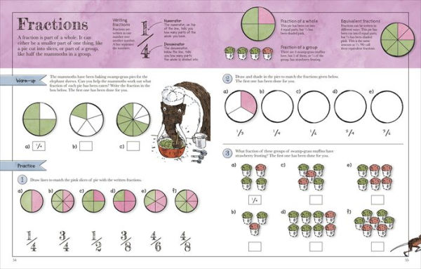 Mammoth Math Workbook: Practice Your MathsSkills with a Little Help from Some Mammoths