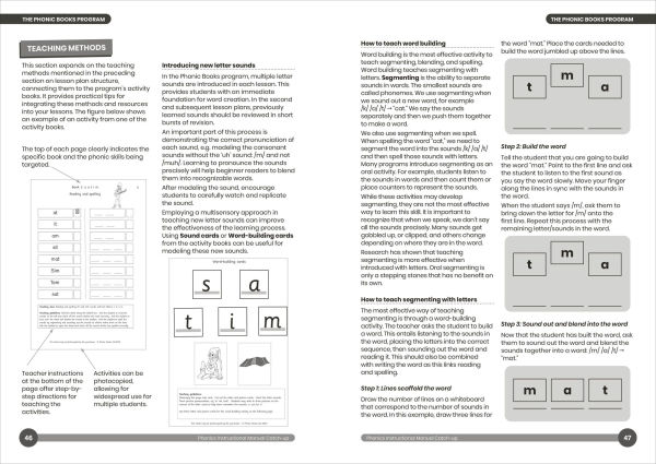 Phonics Instructional Manual Catch-up: The foundations of phonics, engaging activity ideas, lesson plans, progress tracking and assessment