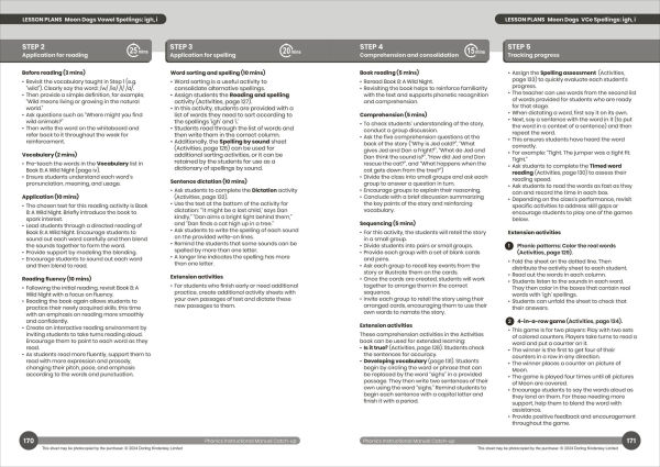 Phonics Instructional Manual Catch-up: The foundations of phonics, engaging activity ideas, lesson plans, progress tracking and assessment