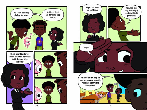 Milkshake the Disappearing Milk Snake: A Graphic Novel