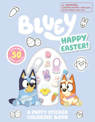 English audiobook free download Bluey: Happy Easter! A Puffy Sticker Coloring Book: With Over 50 Puffy Stickers PDB 9780593888940