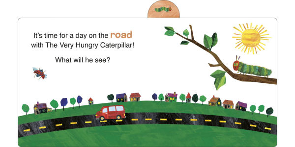 A Day on The Road with Very Hungry Caterpillar: Tabbed Board Book
