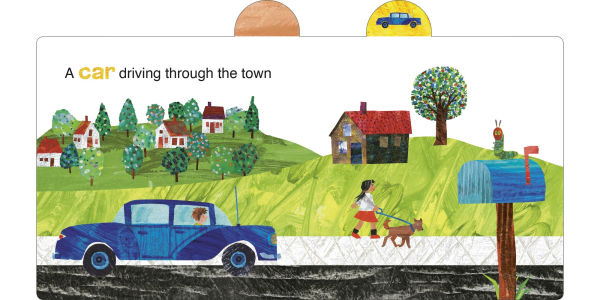 A Day on The Road with Very Hungry Caterpillar: Tabbed Board Book