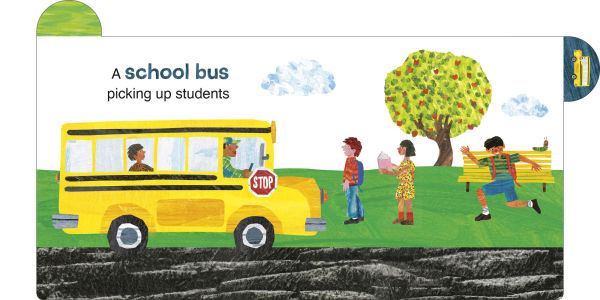 A Day on The Road with Very Hungry Caterpillar: Tabbed Board Book