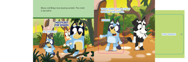 Bluey and Bingo's Book of Bugs: A Push-and-Pull Book