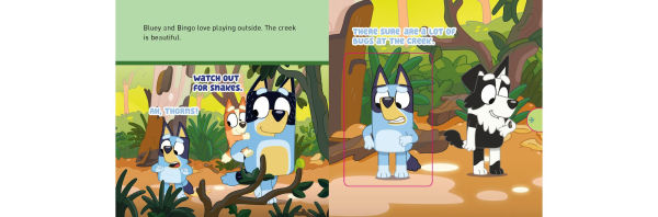 Bluey and Bingo's Book of Bugs: A Push-and-Pull Book