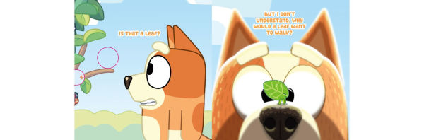 Bluey and Bingo's Book of Bugs: A Push-and-Pull Book