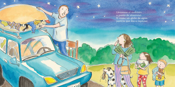 La noche antes de las vacaciones de verano (The Night Before Summer Vacation Spanish Edition)