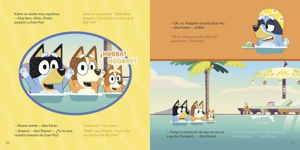 Bluey: Swim School/Escuela de nado (Bilingual English-Spanish Edition): Un libro bilingüe