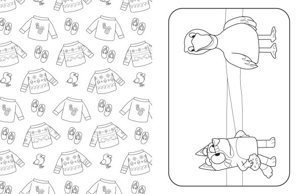 Bluey: At the Beach: A Coloring Book