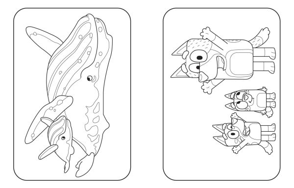 Bluey: At the Beach: A Coloring Book