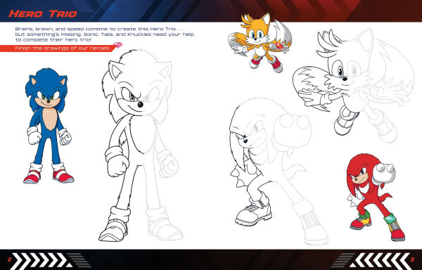 Sonic the Hedgehog 3: A Sticker & Activity Book