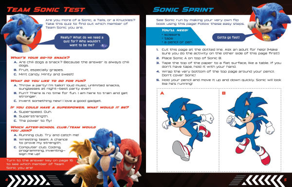 Sonic the Hedgehog 3: A Sticker & Activity Book
