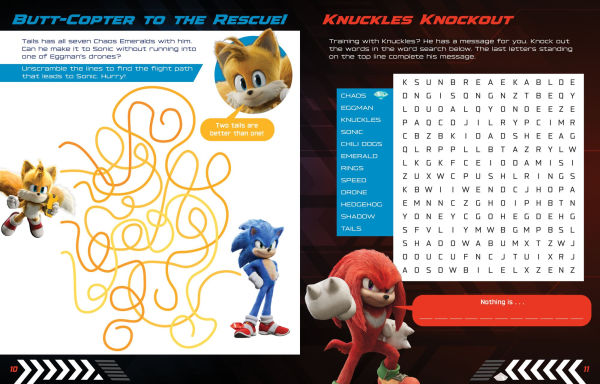 Sonic the Hedgehog 3: A Sticker & Activity Book