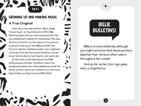 96 Facts About Billie Eilish: Quizzes, Quotes, Questions, and More! With Bonus Journal Pages for Writing!