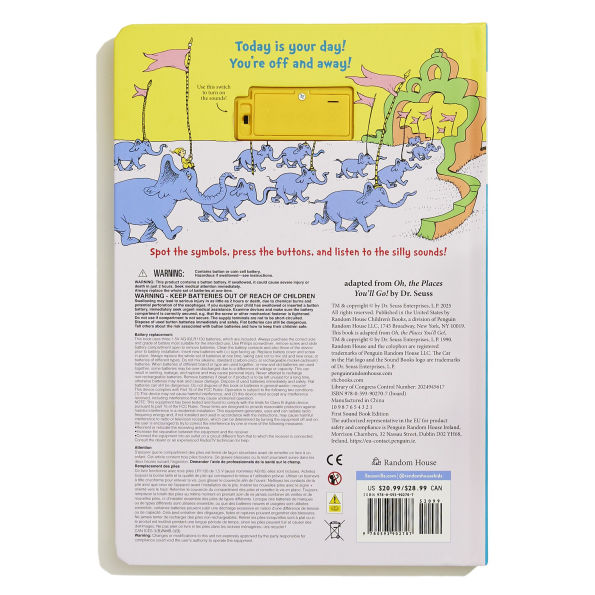Dr. Seuss's Oh, the Places You'll Go! with 12 Silly Sounds!: An Interactive Read and Listen Book