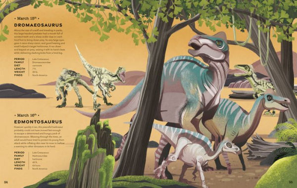 A Dinosaur a Day: 365 Incredible Dinosaurs to Take You Through the Year