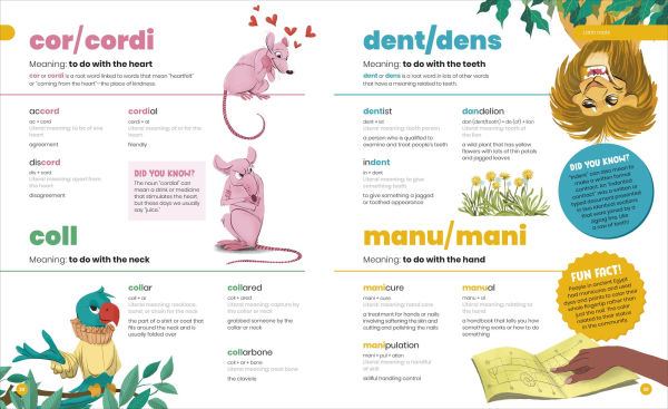 DK SUPER Where Words Come From: Guide to Morphology with Prefixes, Suffixes, and Root