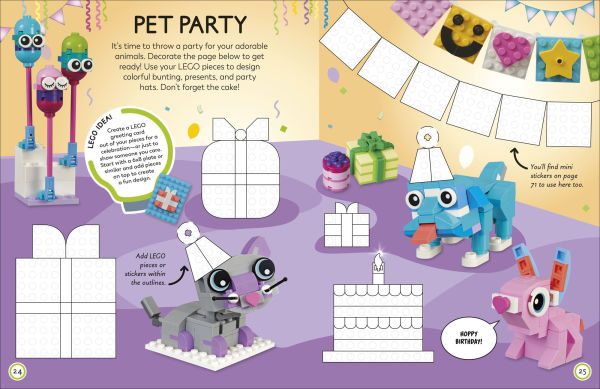 LEGO Ideas Activity Book Animals: Packed with LEGO Building and Sticker Activities and Fun Facts. With 500+ Stickers!