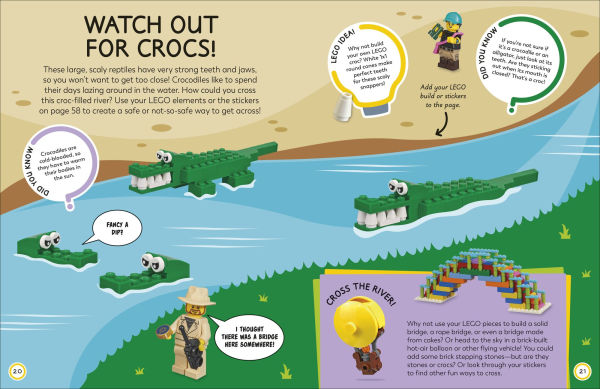 LEGO Ideas Activity Book Animals: Packed with LEGO Building and Sticker Activities and Fun Facts. With 500+ Stickers!