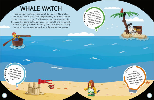 LEGO Ideas Activity Book Animals: Packed with LEGO Building and Sticker Activities and Fun Facts. With 500+ Stickers!