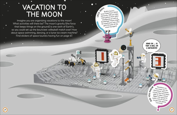 LEGO Ideas Activity Book Space: Packed with LEGO Building and Sticker Activities and Fun Facts. With 500+ Stickers!