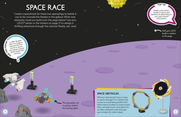LEGO Ideas Activity Book Space: Packed with LEGO Building and Sticker Activities and Fun Facts. With 500+ Stickers!