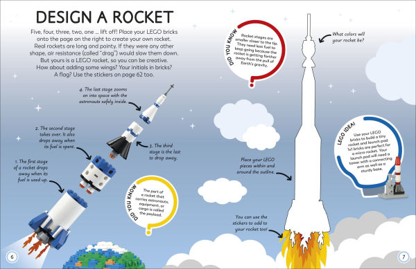 LEGO Ideas Activity Book Space: Packed with LEGO Building and Sticker Activities and Fun Facts. With 500+ Stickers!