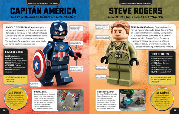 LEGO Marvel Enciclopedia de personajes (Character Encyclopedia): Con una minifigura exclusiva de LEGO Marvel