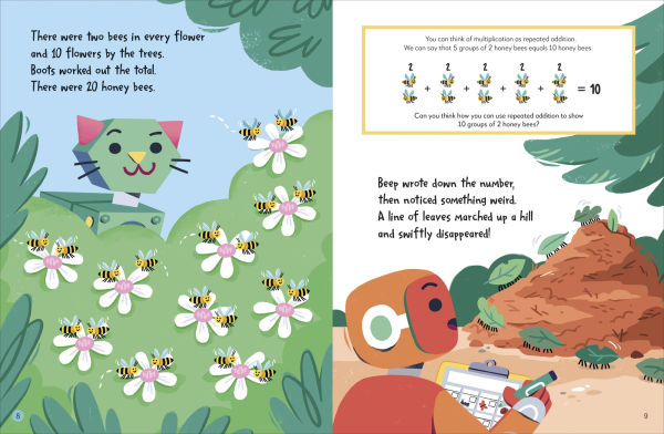 The Math Adventurers: Go Looking for Bugs: Building Multiplication Skills